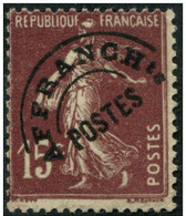Pays : 189,03 (France : 3e République)  Yvert Et Tellier N° : Préo  53 (o) - 1893-1947