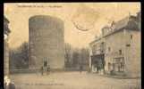 78 - DOURDAN - Le Donjon - Animée, Commerce Chocolat Felix Potin - 1912 - Dourdan