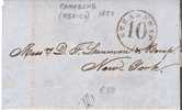 USG036/ USA - Campeche 1859, Steamship - …-1845 Prephilately