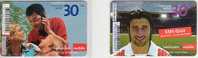 2 Value Card Natel CHF 30.-- / SWISSCOM Mobile - Murat Yakin & Couple - Telekom-Betreiber