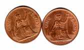 2 Piéces De 1 Penny De  1967 Grande-bretagne - Other & Unclassified