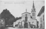 01 )FL) MONTLUEL, Eglise Notre Dame, (pub Chocolat Meunier Et Crème Simon Sur Le Mur à Gauche) - Montluel