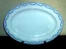 Boch Anneaux - Plat Ovale - Schaal - Tray - AS 1844 - Boch (BEL)