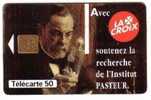 Télécarte - Institut PASTEUR - 50 Unités - La Croix - Characters