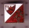 BASKETBALL Club Crvena Zvezda ( Belgrade , Serbia ) Rare Enemal - Emal Pin Badge Basket Ball Baloncesto Pallacanestro - Basketbal