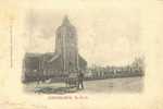 Kortemark - De Sint Bartholomeuskerk Anno 1903 - Met Kasseilegger / Ouvrier-paveur - Kortemark