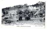 Cpa CUERS Sanatorium De La Pouverine - BELLE CARTE ANIMEE- Ed A Bougault - Romani Tabac - Cuers