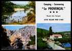 07 - Ardèche, Vallon Pont D´Arc, CAMPING - Le Provençal Chalvet Frères, Ed Heliophot, CPSM 10x15 - Vallon Pont D'Arc