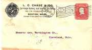 USG071 / USA-  Pferdeköpfe Im Firmenlogo,Flaggenstempel 5,Boston 1904 - 1901-20