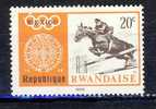 RWANDA JO MEXICO 68  EQUITATION - Ete 1968: Mexico