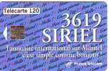 3619 SIRIEL 120U SO5 10.94 TIRAGE T2G ETAT COURANT - 1994