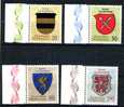 Liechtenstein Mi.No 450/53 ** 1965,  Wappen (II); - Unused Stamps