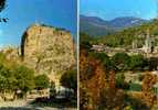 CPSM CASTELLANE. LE ROC ET LA CITE AU BORD DU VERDON. - Castellane