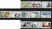 AAT 1966-68 Def Set Penguins Aurora Antarctic MNH - Ungebraucht