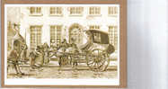 POSTES ET TELECOMMUNICATIONS MUSEE BRUXELLES CHAISE DE POSTE OOSTENDE 1815 - Postal Services
