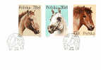 POLSKA / POLAND  : 1989 : Y. 2997-3002 : FDC : LANDBOUW,AGRICULTURE,PAARD,CHEVAL,HORSE, - FDC