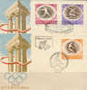 POLSKA / POLAND  : 1956 : Y. 871-77 : FDC : OLYMPICS 1956,MELBOURNE, - FDC