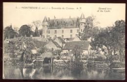 CPA Non écrite 37 MONTRESOR Ensemble Du Château - Montrésor