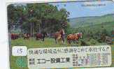 Télécarte CHEVAL (15) Pferd - Horse - Paard - Caballo Phonecard Animal Japon - Chevaux