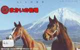 Télécarte CHEVAL (42) Pferd - Horse - Paard - Caballo Phonecard Animal Japon - Caballos