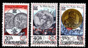 TCHECOSLOVAQUIE - Yvert - 2258 - 59 - 61 - Cote 0.80 € - Monedas