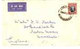 SRO004 /  SÜDRHODESIEN - Georg V 1933 Mit  Luftpost Nach Manchester (Brief, Cover, Letter, Lettre) - Southern Rhodesia (...-1964)