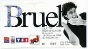 PATRICK BRUEL LE 12 OCTOBRE 1994 Au Zénith De Montpellier - Concert Tickets