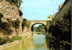 CPSM.  VAISON LA ROMAINE. "LA POMPEI FRANCAISE" VIEUX PONT ROMAIN. - Vaison La Romaine