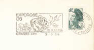 1986 France 06  Grasse   Fiori Flowers Fleurs Rose Rosa - Rosen
