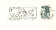 1987 France 06 Grasse   Fiori Flowers Fleurs Rose Rosa - Rosas