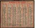 ALMANACH 1952 OBERTHUR  DES POSTES . - Formato Piccolo : 1941-60