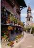 YVOIRE  -   N° 74 315 30   -  La Rue De L´église Avec Ses Balcons Fleuris - Yvoire