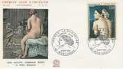 France  Timbres No. 1530 Sur Lettre 1er Jour (FDC) La Petite Baigneuse - 1960-1969