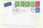 Finland-1953  Definitives On Cover - Maximumkarten (MC)