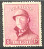 Albert I Casque, COB 177 * MH, Cote € 184.00 Bien Centré - 1919-1920  Cascos De Trinchera