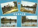 CAZALS- Le Plan D´eau Et Le Camping - Cazals