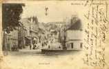 CPA - 21 - MONTBARD : Rue Du Canal (Circulée, 1901) Animée. - Montbard