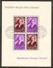 1937, Musique, Concour Reine Elisabeth, COB BL 7 * MH, Cote € 37.50 - Nuevos