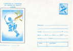 HOCKEY SUR GLACE ENTIER POSTAL NEUF ROUMANIE 1979 CHAMPIONNATS EUROPE JUNIOR - Hockey (Ijs)