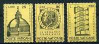 VATICAN / 533-535 / DONATO D ANGELO LAZZARI / ARCHITECTE - Unused Stamps