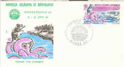 Calédonie - Lettre Noumea 1982 FDC 1er Jour - Le Rat Et Le Poulpe - PhilexFrance - Covers & Documents