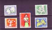 SVIZZERA 1962 - Yvert 700/04** - Pro Juventude - Unused Stamps