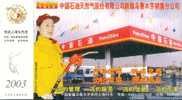 China Petro Co. Ad, Gas Station,   Pre-stamped Postcard, Postal Stationery - Other & Unclassified