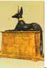 CP - COFFRET DORE AYANT LA FORME DU DIEU ANOUBIS SUR UN NAOS - CARRYING CHEST IN THE FORM OF GAD ANUBIS ON A SHRINE -320 - Articles Of Virtu