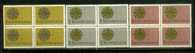 PORTUGAL  N° 981 A 983 ** Blocs De 4 - Unused Stamps