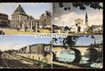 94 - CHARENTON - Multivues : L'Hôtel De Ville, L'Eglise, L'Autoroute, Le Pont - 1956 - Charenton Le Pont