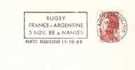 1988 France 44 Nantes  Rugby  France Argentina - Rugby