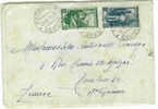 N:577+579 Sur Lettre+corres--+bulletin Exportation+timbre Taxe Sorrento Napoli 15/05/1953 - Plaatfouten En Curiosa