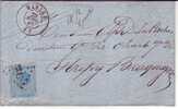 Lettre N°18 LP 234 MANAGE Vers BRACQUEGNIES 29/4/67 ***TTB*** - 1865-1866 Linksprofil