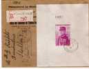 PM001/  MONACO - Block Nr. 1  Nationalfeier 1938 Auf Einschreiben, Schweden - Lettres & Documents